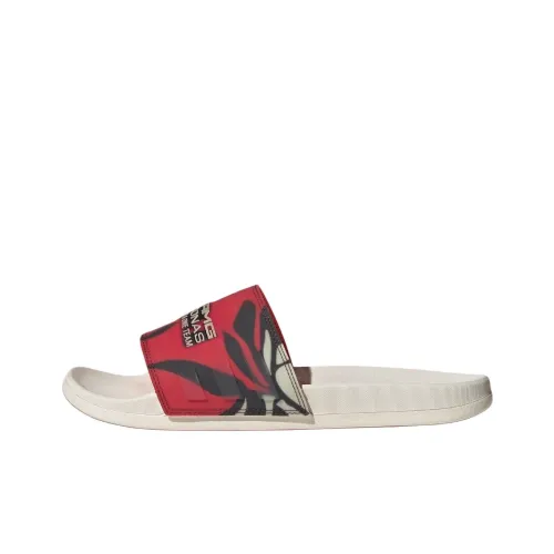 adidas Adilette Comfort Слайды Слипоны Аврора Камень-красный/Бежевый Унисекс