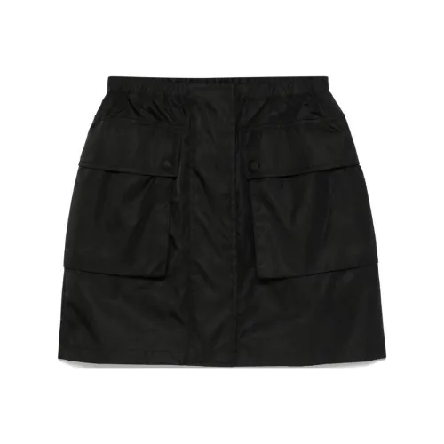 PRADA Черные Женские Повседневные Короткие Юбки