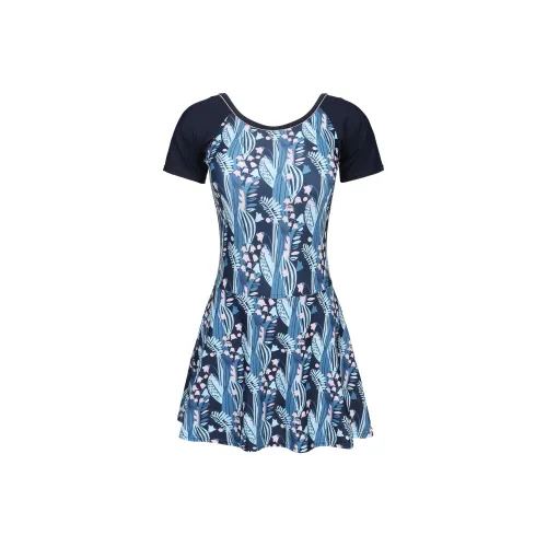 DECATHLON Платья и Юбки для плавания Женские Темно-синие