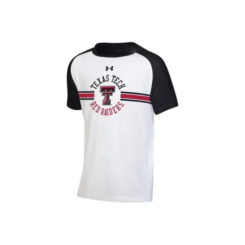 Under Armour Технический белый/Черный Kids T Рубашки