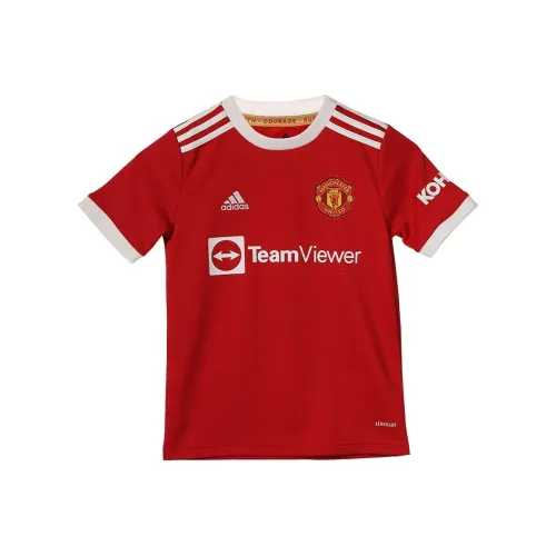 Adidas MANCHESTER UNITED THEATRE OF DREAMS Красный Школьный возраст Футболка