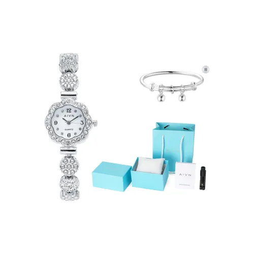 AIVN Instagram стиль Студенты The Little Mermaid Эксклюзивный Мини Стразы Украшенный Кварцевый механизм Сплав Ремешок