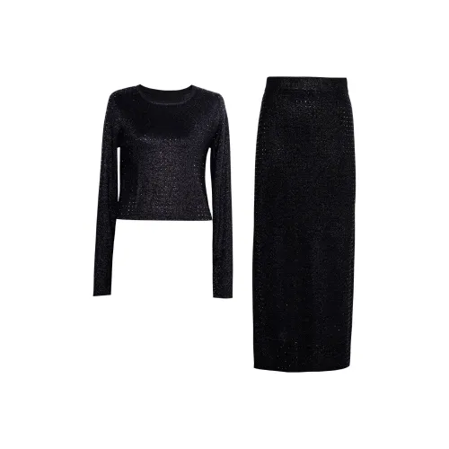ROEYSHOUSE Комплект с юбкой Женские Черный