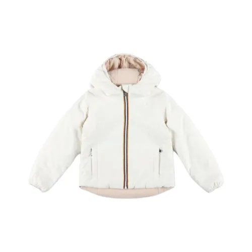 K WAY Хлопковый пуховик Белый Детский