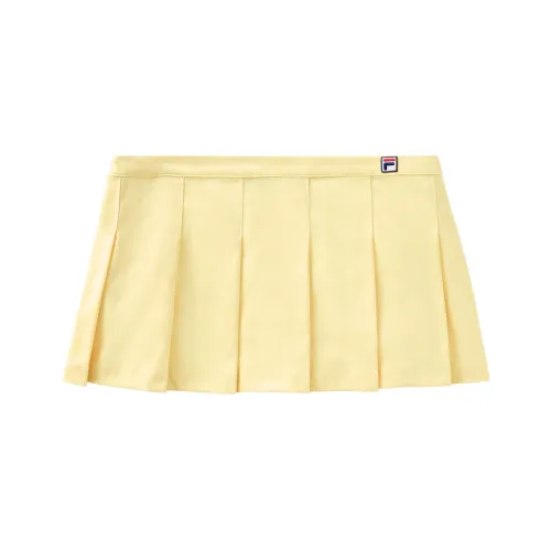 FILA x Hailey Повседневные короткие юбки Женские Желтый 700