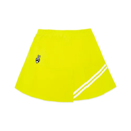 CORALIAN Повседневные короткие юбки женские ярко-желтые