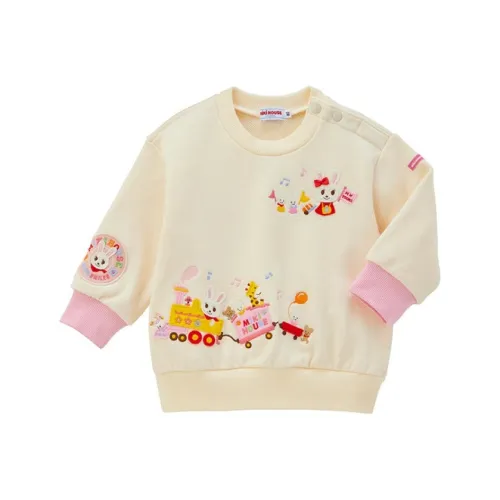 MIKI HOUSE Свитшот Сливочный для детей 3-7 лет
