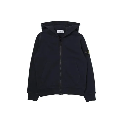 STONE ISLAND Kids Куртки Морского Синего Цвета