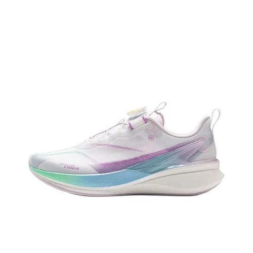 LINING YOUNG Red Hare 8 PRO Антискользящий и Износостойкий Дышащий Низкий Топ Детская Беговая Обувь Белый Фиолетовый