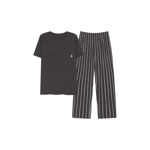 Floating Light Islands Пижама Набор Мужской Черный