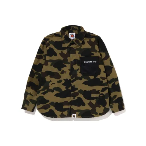 A BATHING APE Камуфляж Детский Топ Весенний Осенний Детский
