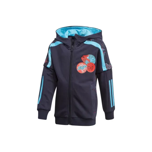 Adidas Легендарный чернильно-синий/Светло-аква-синий/XIKOU Reservoir Красный Kids Куртки