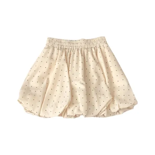 SLEEP AT 11 Повседневные короткие юбки Женские Абрикос