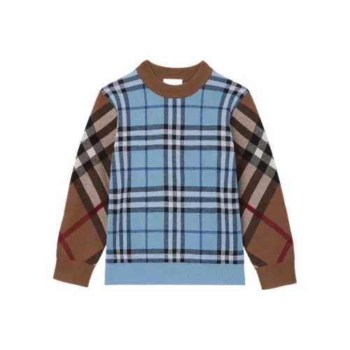 Burberry Свитер FW22 Синий Детский