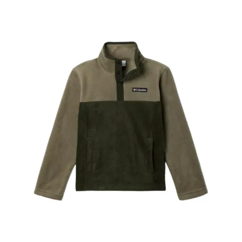 Columbia совместный бренд Steens Куртки и Пальто Каменно-зеленый Подростки