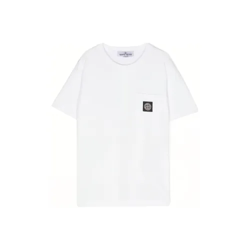 STONE ISLAND T-рубашка Белая Детская