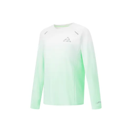 LINING YOUNG Розовый, Зеленый, Белый Градиентный Детские Рубашки