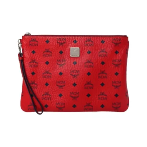 MCM Essential Visetos Origina Клатч из искусственной кожи унисекс красный