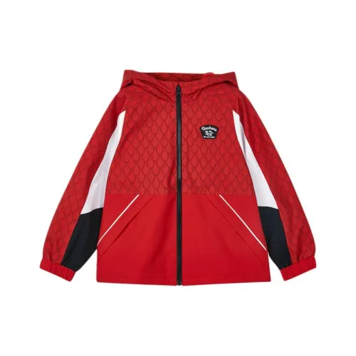 Skechers Kids Куртки и пальто Красный фон с принтом Dragon Scales Подростки