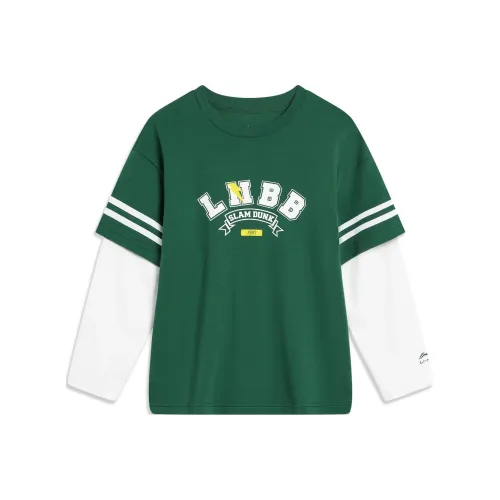 LINING YOUNG T-Рубашка Еловый Зеленый Детская