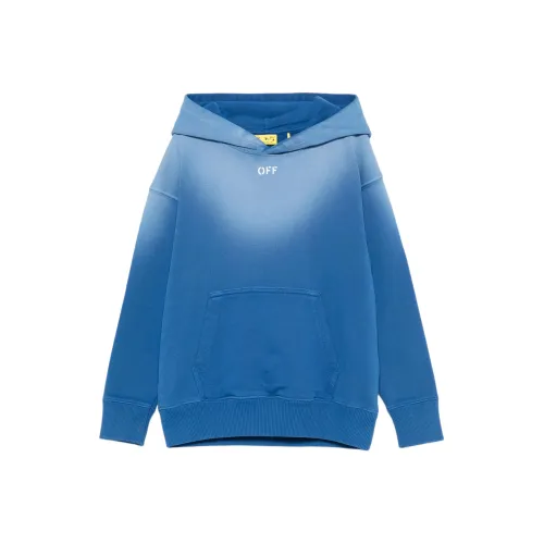 Off Белый Свитшот Синий Children Возраст 3-7 лет