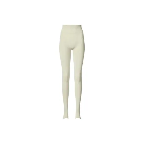 Uniqlo U Collection Светло-бежевые Женские Спортивные Брюки