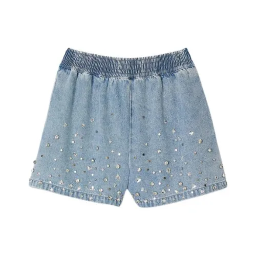 Sandro Джинсовые шорты Женские Светло-синие
