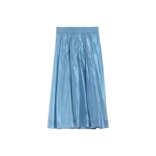 WEEKEND MaxMara Синие Женские Повседневные Длинные Юбки