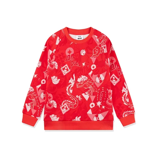 QIAODAN Толстовка Детский Newborn Красный С принтом по всей поверхности