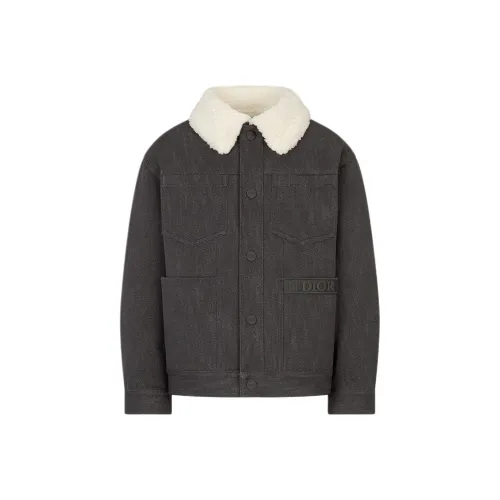 DIOR Cotton Down Jacket FW24 Серый Детский
