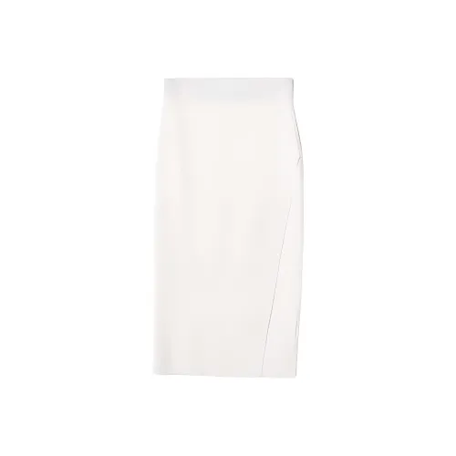 CLUB MONACO Белая Женская Повседневная Длинная Юбка