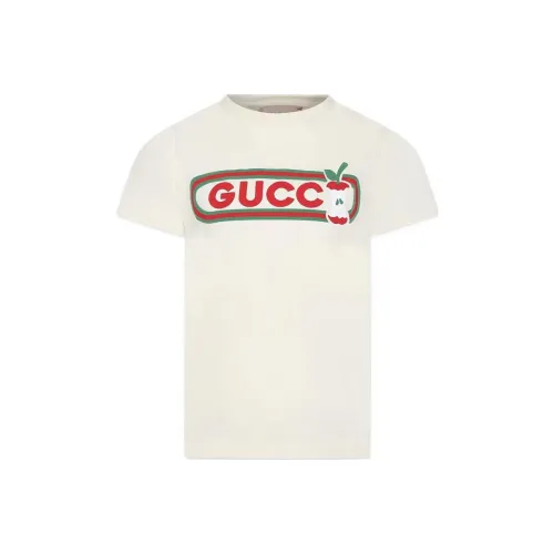 GUCCI T-рубашка Детская одежда SS24 Белый Детский