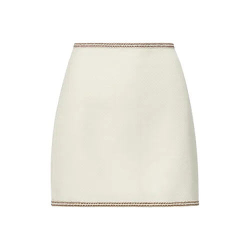 Veronica Beard Повседневные короткие юбки Женские Айвори Белый