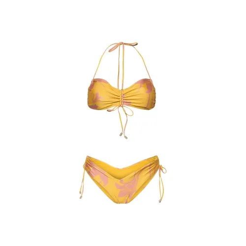 Zimmermann SS24 Бикини Комплект Женский Желтый