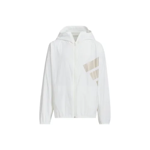 Adidas Нефритовый белый Детские Куртки