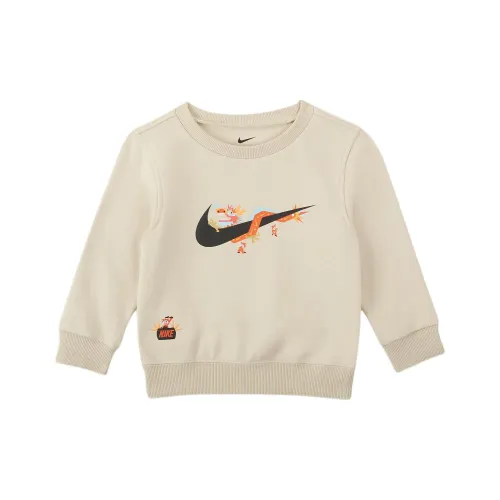 nike Dragon New Year's Collection Sportswear Club Флис Толстовка Малыш Дюнный белый