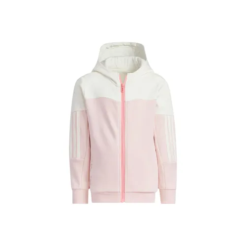 Adidas Куртка Нефритовый Белый Розовый Для детей 3-7 лет