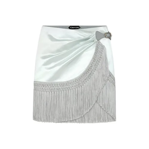 TF SS25 Повседневные короткие юбки Женские Светло-синие