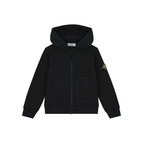 STONE ISLAND Черные Детские Куртки