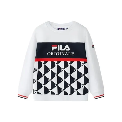 FILA KIDS Толстовка Стандартная Белая для Детей Возраст 3-7 лет