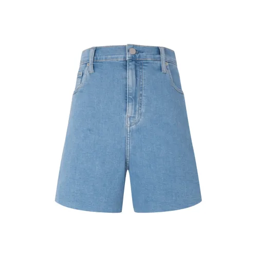 Calvin Klein Джинсовые шорты Женские Джинсовый Светло-Синий
