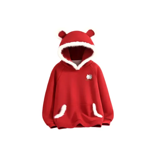 Hello Kitty Толстовка Гранат Красный для детей 3-7 лет