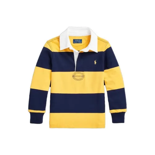 Polo Ralph Lauren T-рубашка синего желтого цвета для детей
