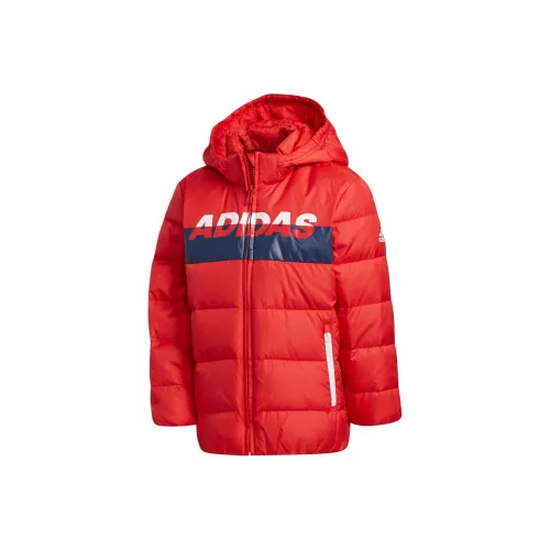 Adidas Светло-алый/Светло-алый/Белый Pre School Пуховики