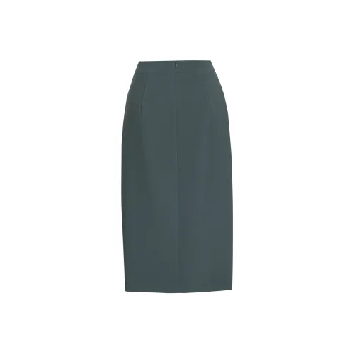 ROEYSHOUSE Повседневный длинный юбка женский серый