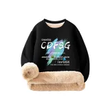 Граффити Черный [Зимняя флисовая подкладка]