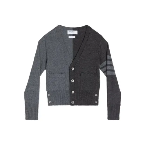 THOM BROWNE Серый Kids Свитеры