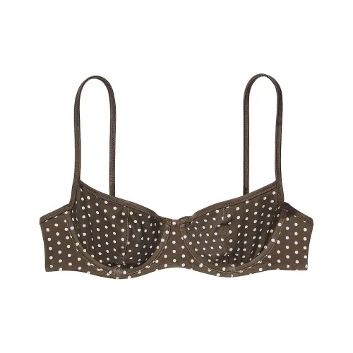 Victoria's Secret Розовый BY FRANKIES BIKINIS Курослеп Бикини Топ CD Бикини Женские Серый