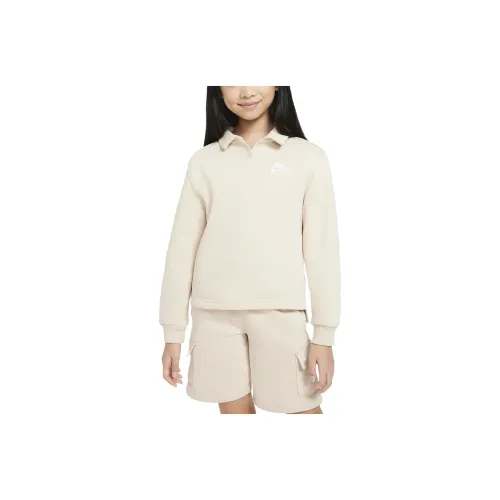 NIKE Песочный Flow Цвет Kids T Рубашки