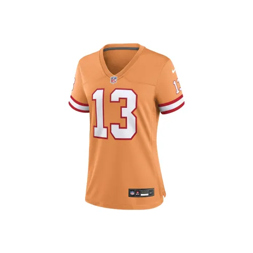 NIKE Шафран Женские Футбольные Джерси